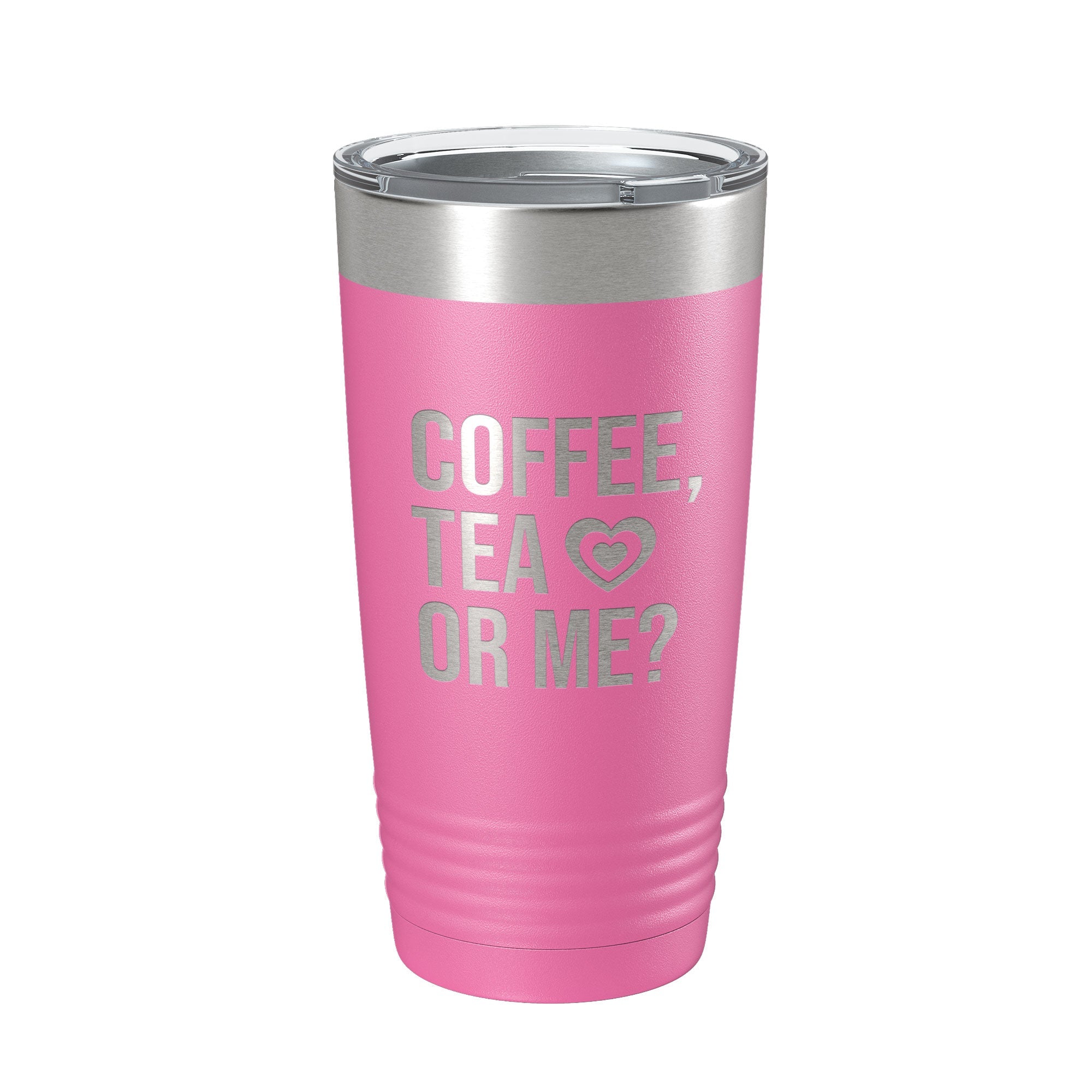 Valentine's Day Tumbler Coffee Tea Or Me Travel Mug Gift Insulated Laser Engraved Coffee Cup 20 oz-11
