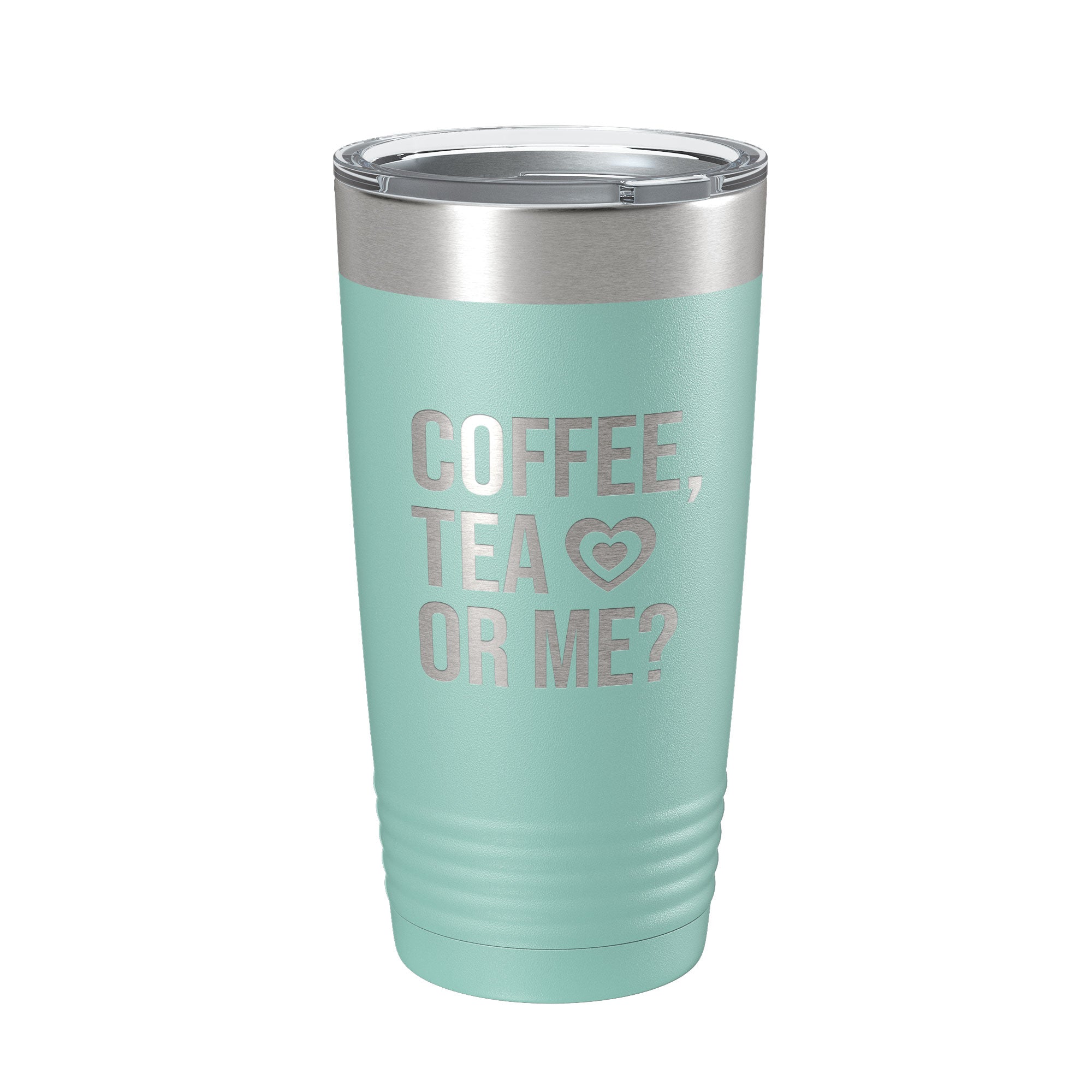 Valentine's Day Tumbler Coffee Tea Or Me Travel Mug Gift Insulated Laser Engraved Coffee Cup 20 oz-12