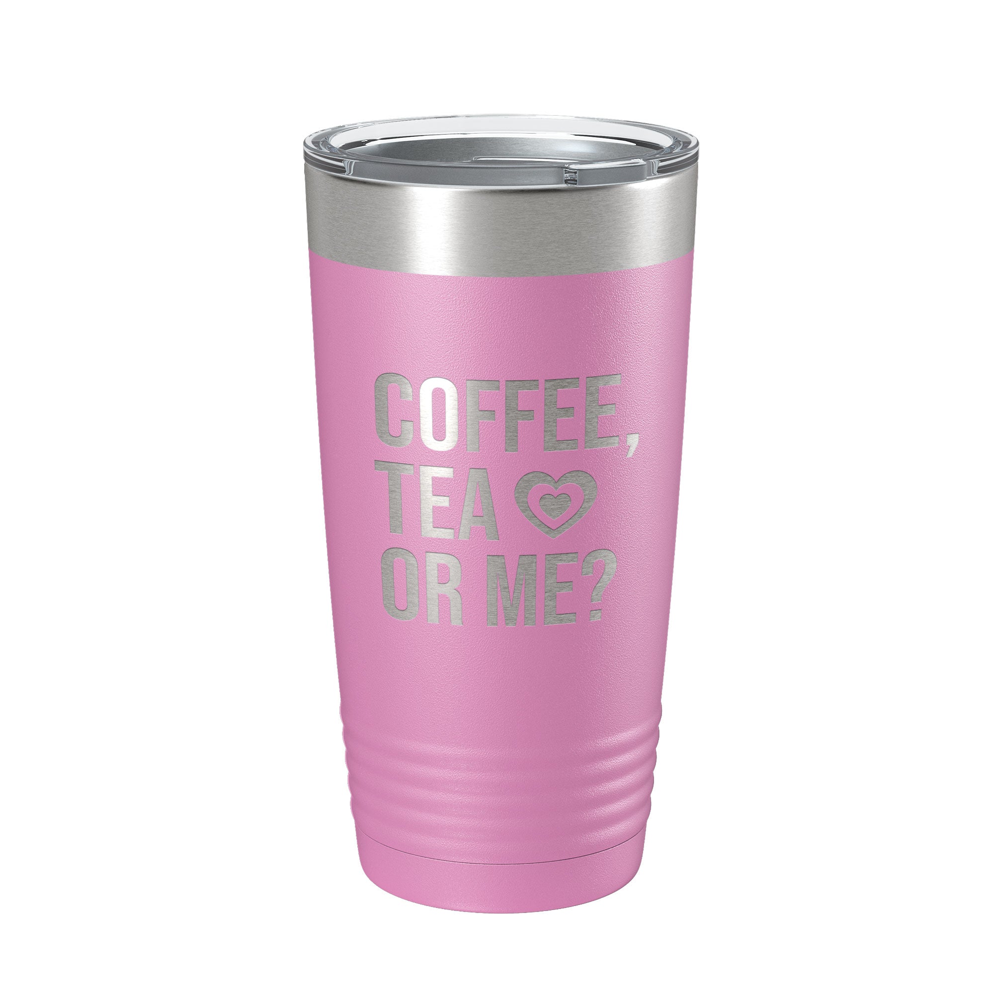 Valentine's Day Tumbler Coffee Tea Or Me Travel Mug Gift Insulated Laser Engraved Coffee Cup 20 oz-14