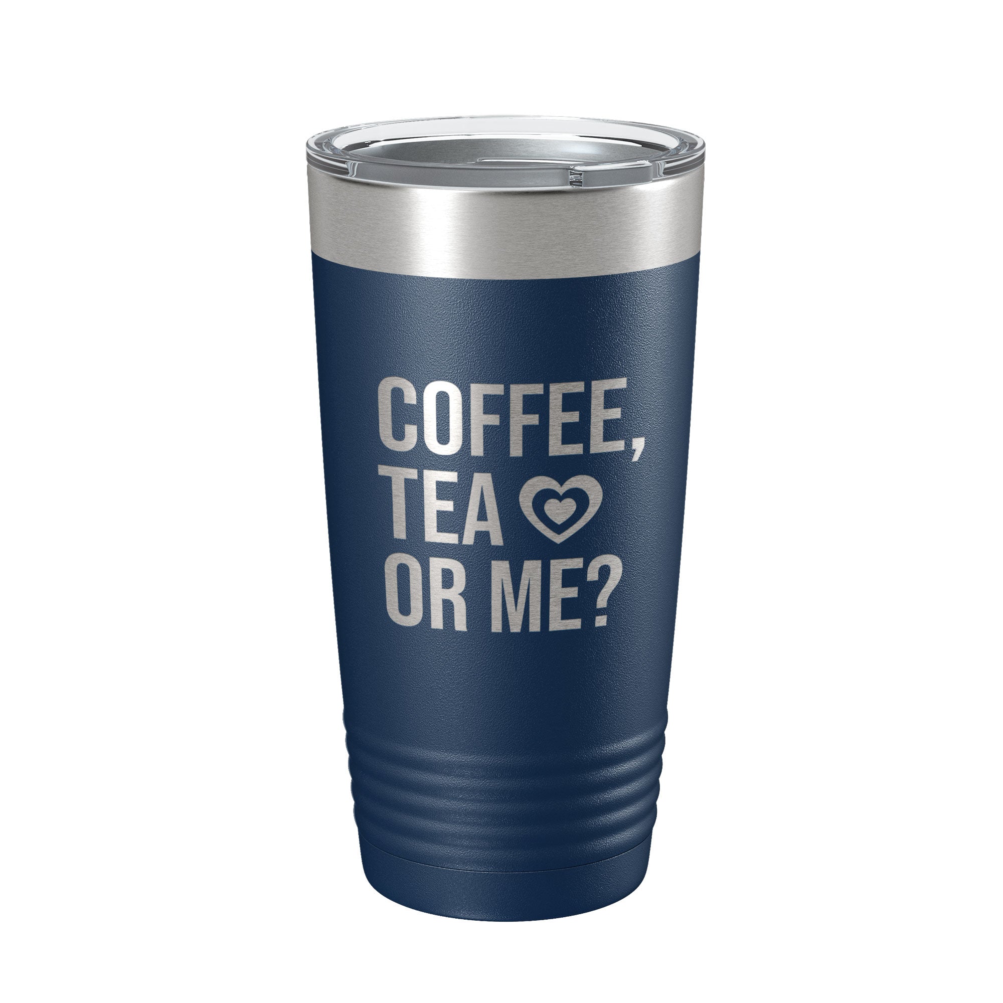 Valentine's Day Tumbler Coffee Tea Or Me Travel Mug Gift Insulated Laser Engraved Coffee Cup 20 oz-2