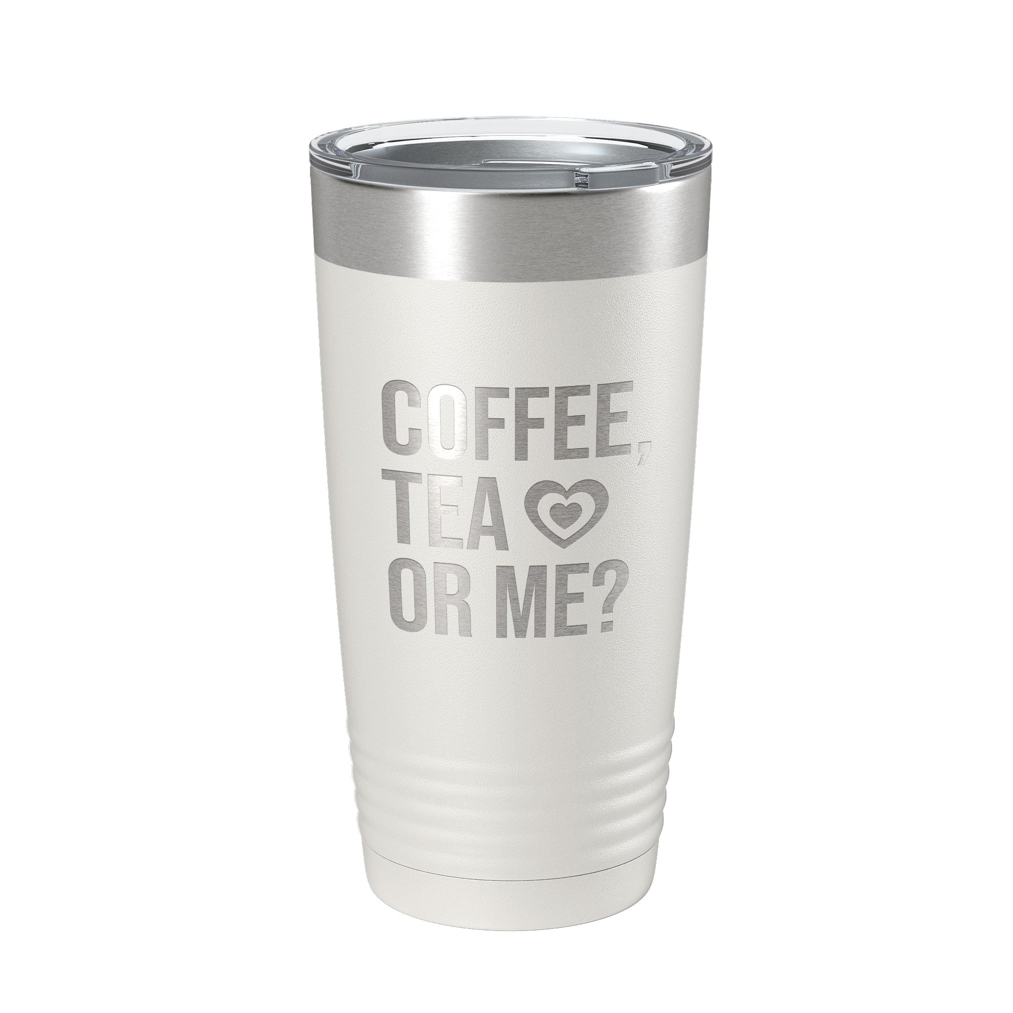 Valentine's Day Tumbler Coffee Tea Or Me Travel Mug Gift Insulated Laser Engraved Coffee Cup 20 oz-7